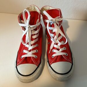 Red High-Top Converse